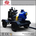 6-8inch Diesel Engine Driven Water Pump with Trailer for Flood Control